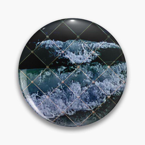 Item preview, Netted waves, green designed and sold by FlossOrFi.