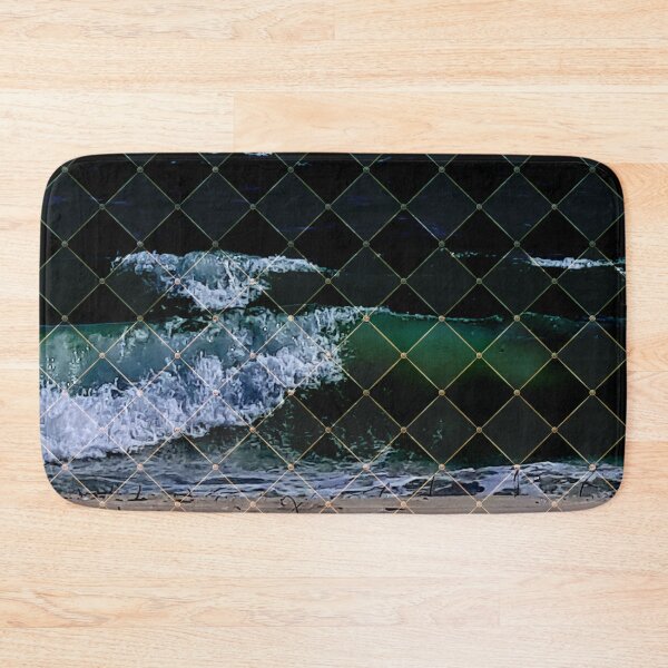Item preview, Netted waves, green designed and sold by FlossOrFi.