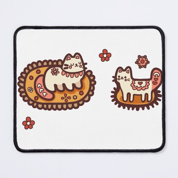 Item preview, KittyKat - Fluffy Kittens on Cozy Cat Mats designed and sold by KittyKatCats.