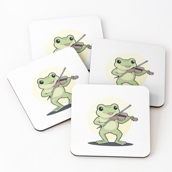 Item preview, A Cute Violinist Frog designed and sold by DWorriBHappi.