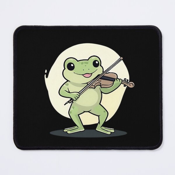 Item preview, A Cute Violinist Frog designed and sold by DWorriBHappi.