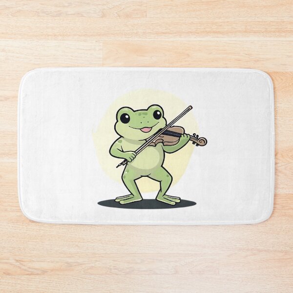 Item preview, A Cute Violinist Frog designed and sold by DWorriBHappi.