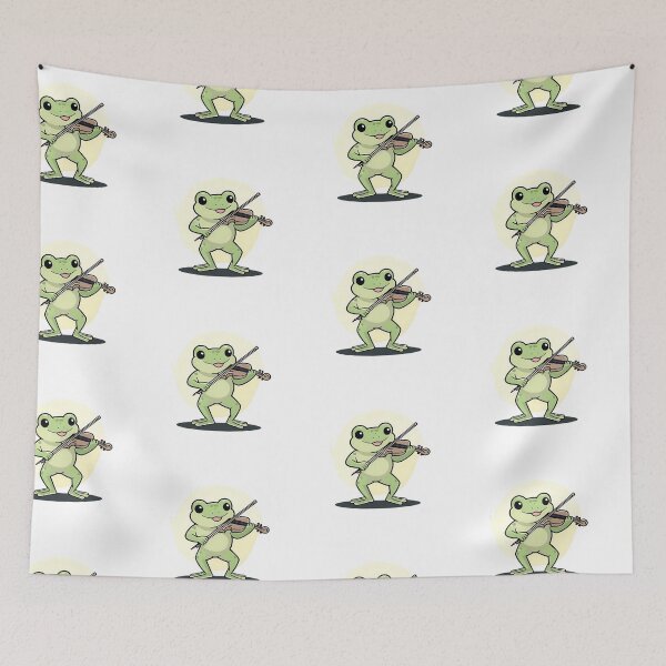 Item preview, A Cute Violinist Frog designed and sold by DWorriBHappi.