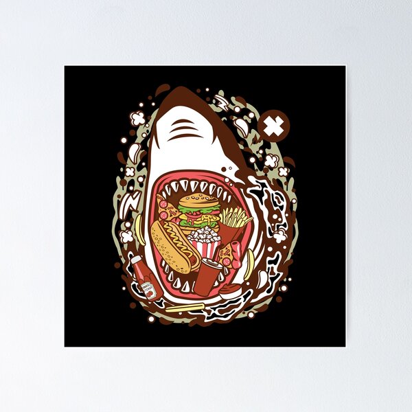 Item preview, Hungry Shark    designed and sold by Nomad-Maynard.