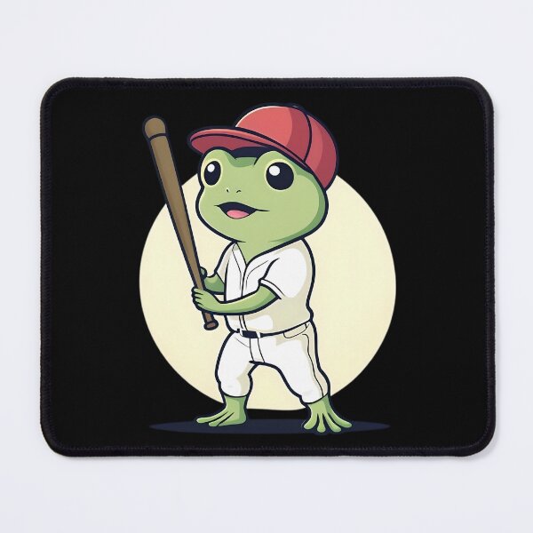 Item preview, A Cute Baseball Player Frog designed and sold by DWorriBHappi.