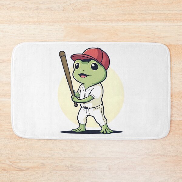 Item preview, A Cute Baseball Player Frog designed and sold by DWorriBHappi.
