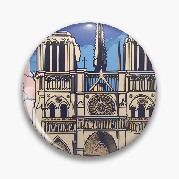 Item preview, Notre-Dame Drawn designed and sold by Gina-Rosa.