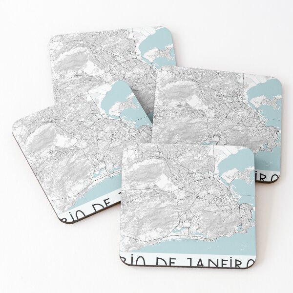 Item preview, Rio de Janeiro City Map designed and sold by TravelWish.
