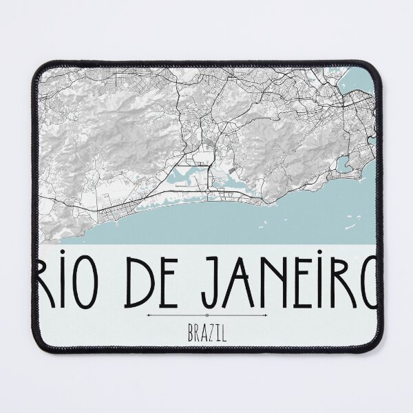 Item preview, Rio de Janeiro City Map designed and sold by TravelWish.