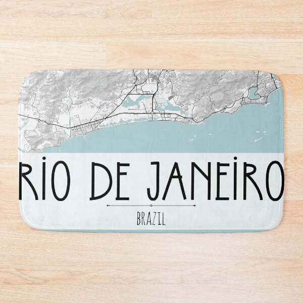Item preview, Rio de Janeiro City Map designed and sold by TravelWish.