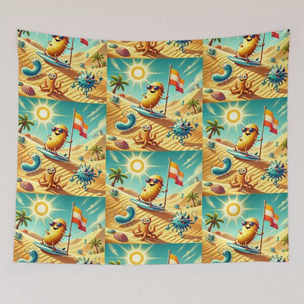 Item preview, Microbes’ Sandy Dunes Adventure: Summer Fun designed and sold by AdoraSticks.