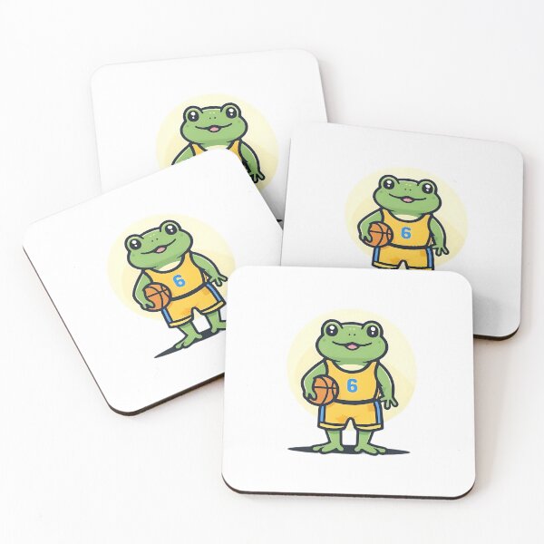 Item preview, A Cute Basketball Player Frog designed and sold by DWorriBHappi.