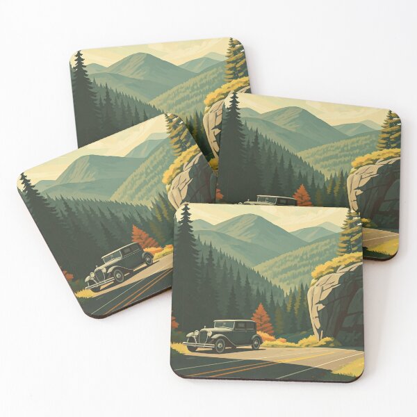 Item preview, A Serene Autumn Drive designed and sold by ZenOfAIarts.