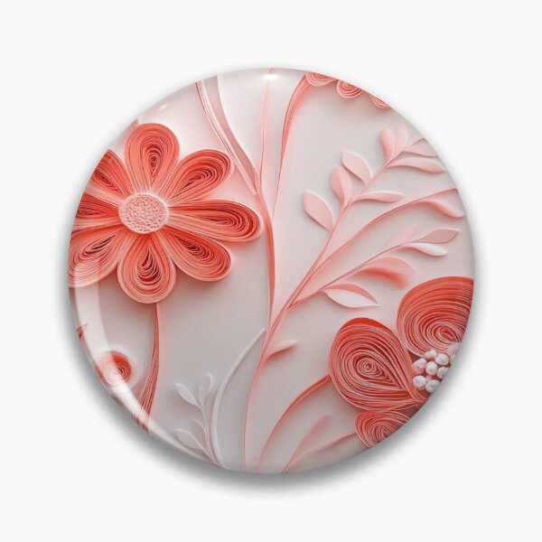 Item preview, Coral Paper Floral designed and sold by PrintsByFrank.