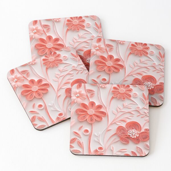 Item preview, Coral Paper Floral designed and sold by PrintsByFrank.
