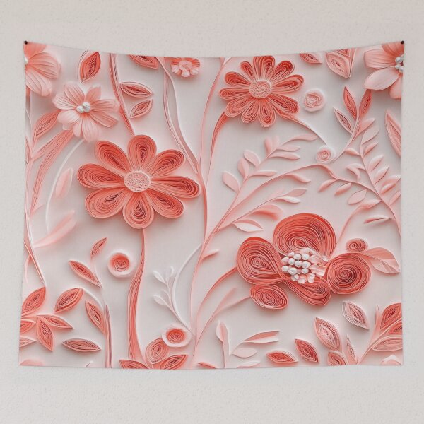 Item preview, Coral Paper Floral designed and sold by PrintsByFrank.