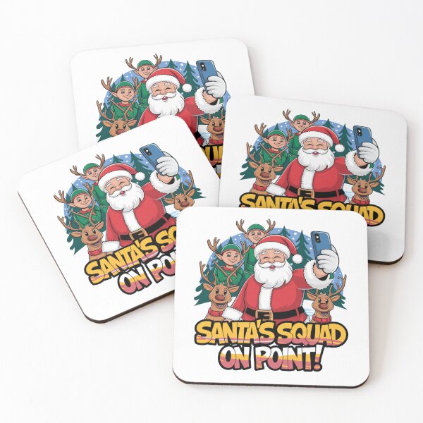 Item preview, Santa’s Holiday Selfie Squad! designed and sold by stickercuffs.