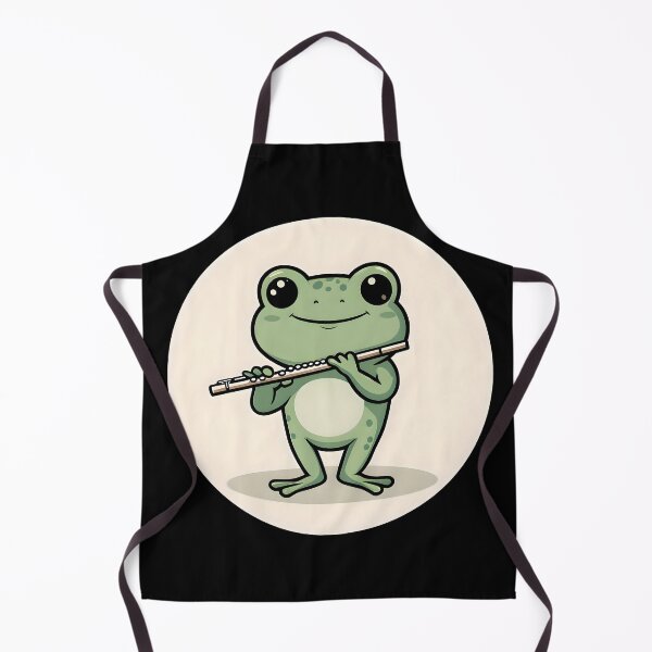 Item preview, A Cute Flutist Frog designed and sold by DWorriBHappi.