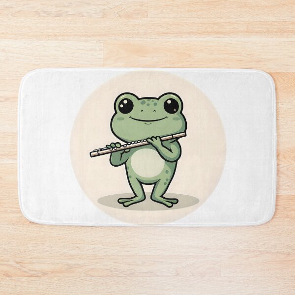Item preview, A Cute Flutist Frog designed and sold by DWorriBHappi.