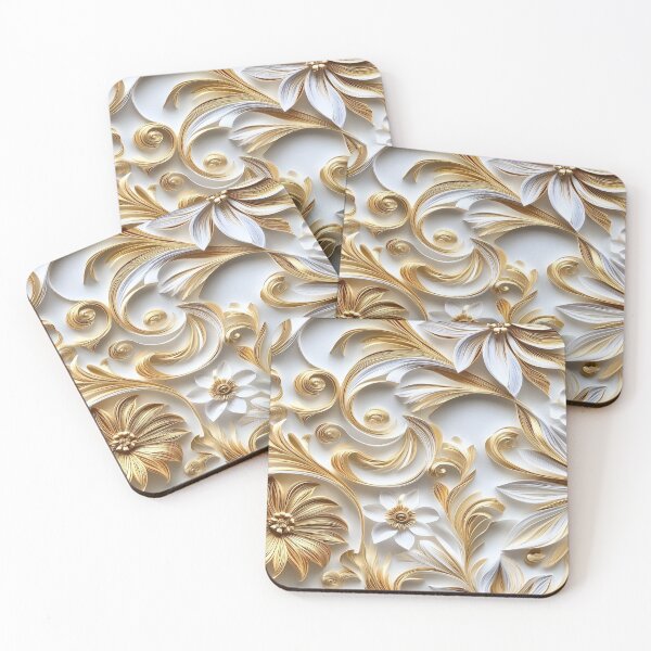 Item preview, Gold Paper Floral designed and sold by PrintsByFrank.