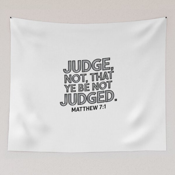 Item preview, Matthew 7:1 designed and sold by Gentle40Winks.