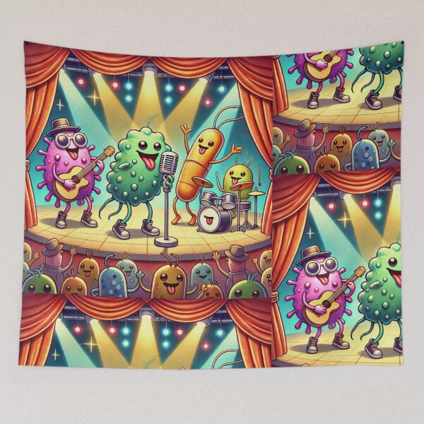 Item preview, Microbe Rockstars: Fun Concert on Stage designed and sold by AdoraSticks.