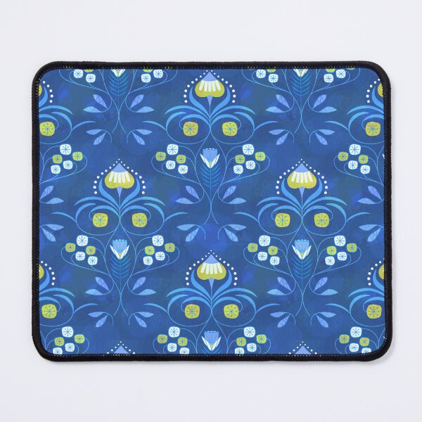 Item preview, Retro Bloom Symphony-Cyan designed and sold by Carina Parry Studios.