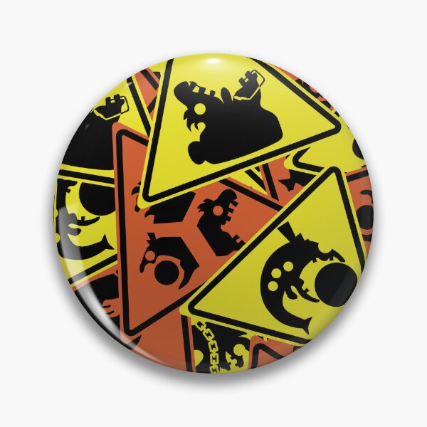 Item preview, Salmon Run Warning Sign Pile designed and sold by galaxydaydreams.