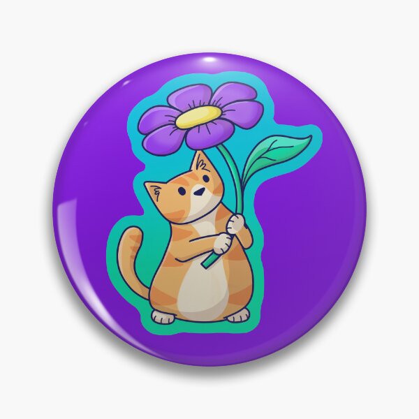 Item preview, Flower Cat designed and sold by doodlecats.