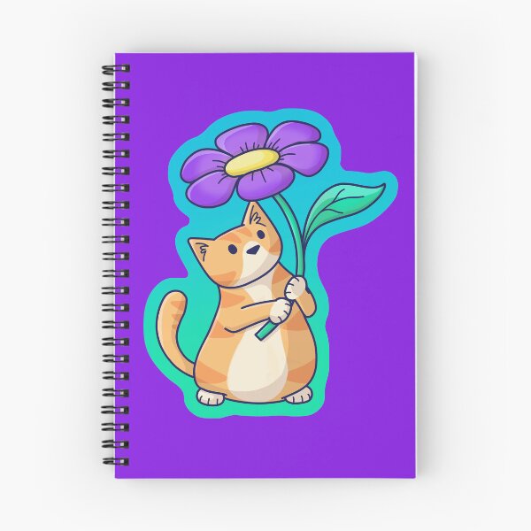 Item preview, Flower Cat designed and sold by doodlecats.
