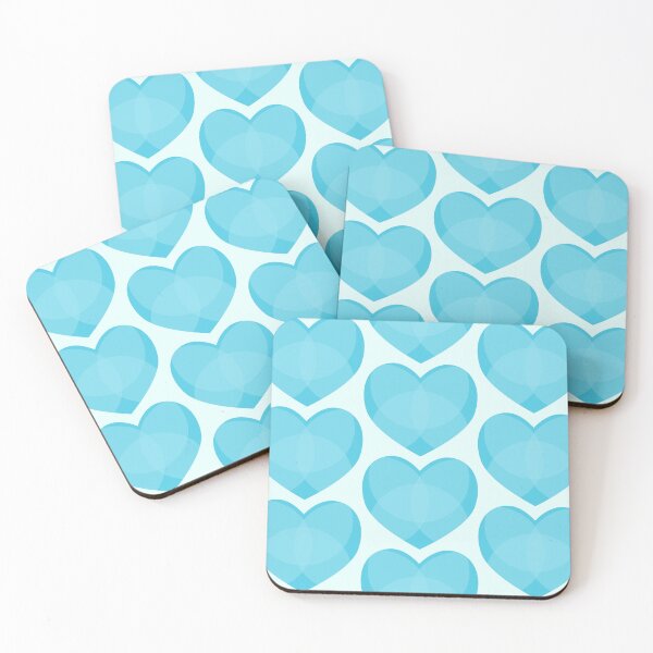Item preview, Blue Heart Circle Pattern designed and sold by galaxydaydreams.