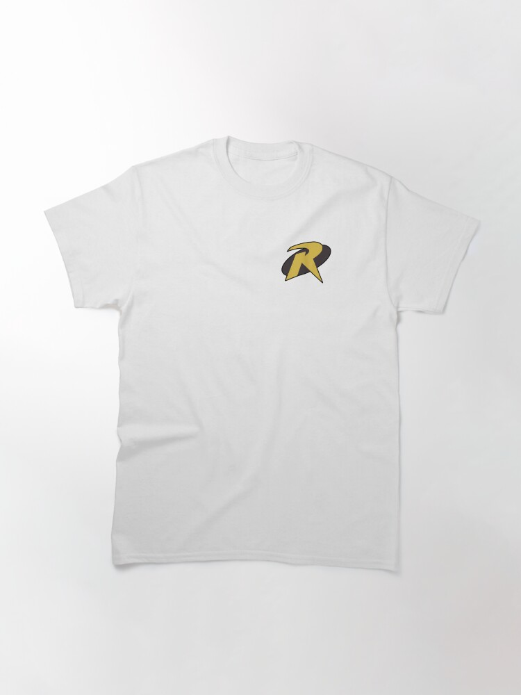 Aperçu 3 sur 7. T-shirt classique avec l'œuvre Symbole du rouge-gorge créée et vendue par Enchantedtex.