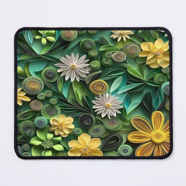 Item preview, Green Paper Floral designed and sold by PrintsByFrank.