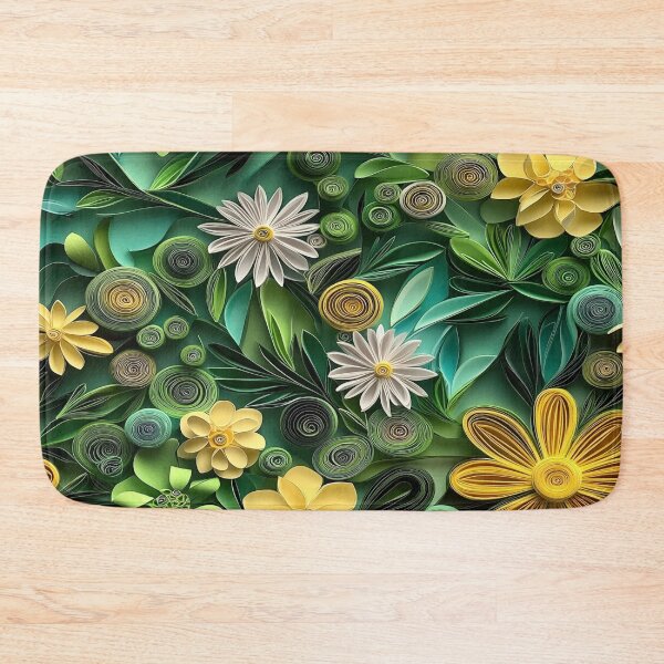 Item preview, Green Paper Floral designed and sold by PrintsByFrank.