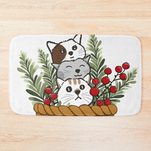 Item preview, 3 cats in a basket designed and sold by poonzapoon.