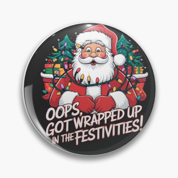 Item preview, Santa in a Tangle! designed and sold by stickercuffs.