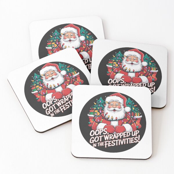 Item preview, Santa in a Tangle! designed and sold by stickercuffs.
