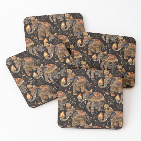 Item preview, Sacred Beauty of Elegant Elephants designed and sold by MidArtForge.