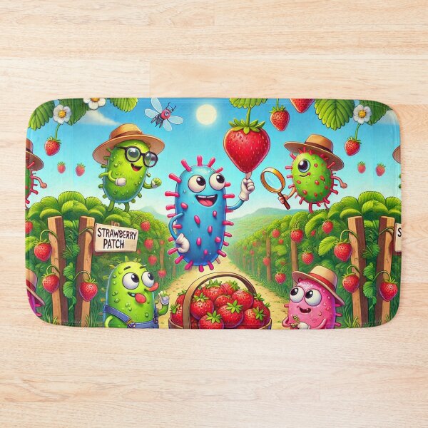 Item preview, Microbes’ Strawberry-Picking Fun at the Patch designed and sold by AdoraSticks.