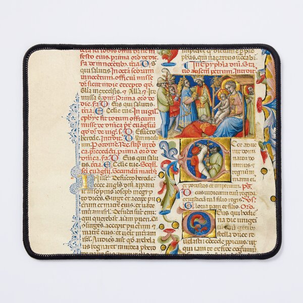 Item preview, Illuminated medieval manuscript. Adoration of the Magi designed and sold by likiska.