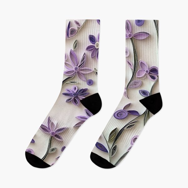 Item preview, Lavender Paper Floral designed and sold by PrintsByFrank.