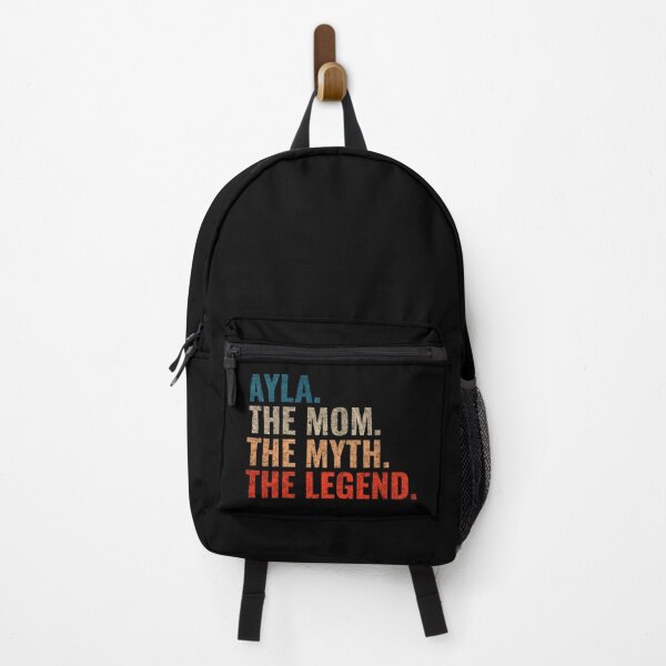 Item preview, Ayla The Mom The Myth The Legend Ayla Name Retro 70s distress designed and sold by Teelogic.
