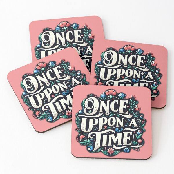 Item preview, Once Upon A Time – Decorative Floral Typography designed and sold by PixelParinda.