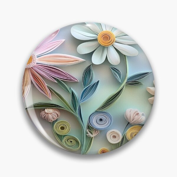 Item preview, Pastel Paper Floral designed and sold by PrintsByFrank.