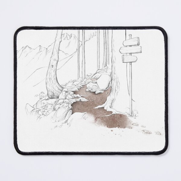 Item preview, Trail in the mountains designed and sold by JavierLazaro.
