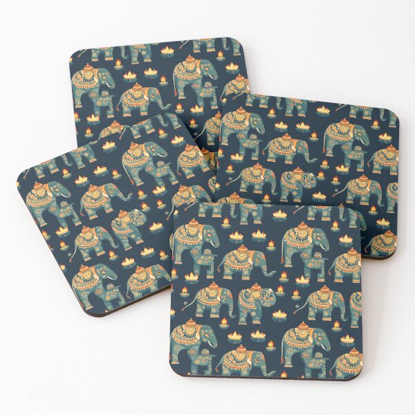 Item preview, Sacred Beauty of Elegant Elephants designed and sold by MidArtForge.
