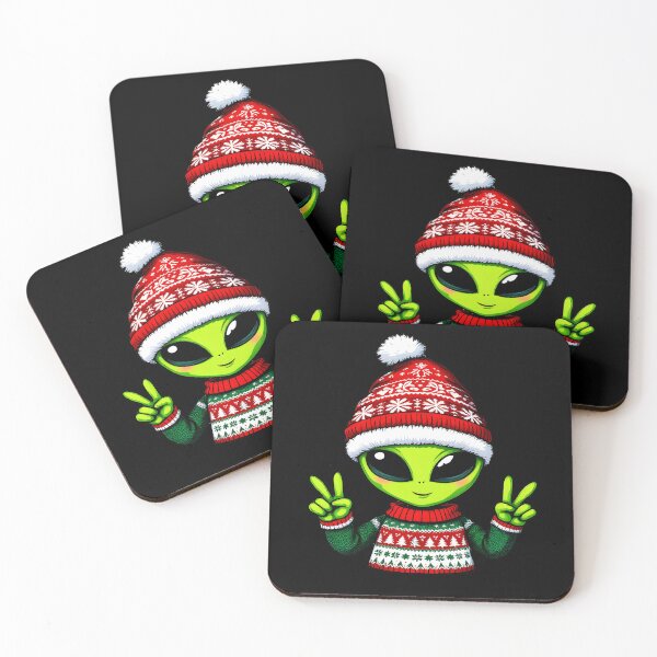 Item preview, Christmas Alien Ugly Sweater designed and sold by AlphaTeez.