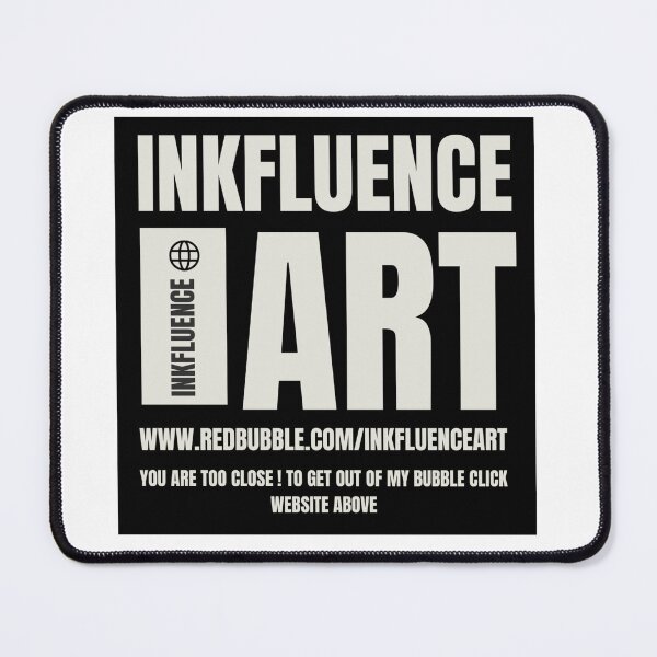 Item preview, plz be patient bumper sticker Sticker Warning: Too Close for Comfort designed and sold by inkfluenceart.