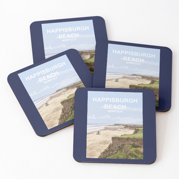 Item preview, Happisburgh Beach Norfolk Travel poster Cromer designed and sold by BarbaraGlebska.
