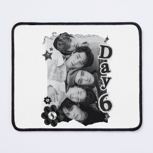 Item preview, DAY6 K-pop Group Black & White Collage Art designed and sold by AJUNICE STUDIO.